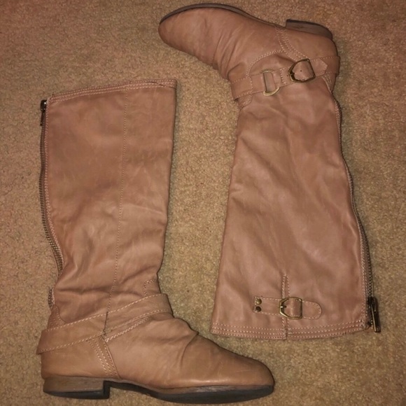 Tan Knee High Boots - Picture 1 of 1